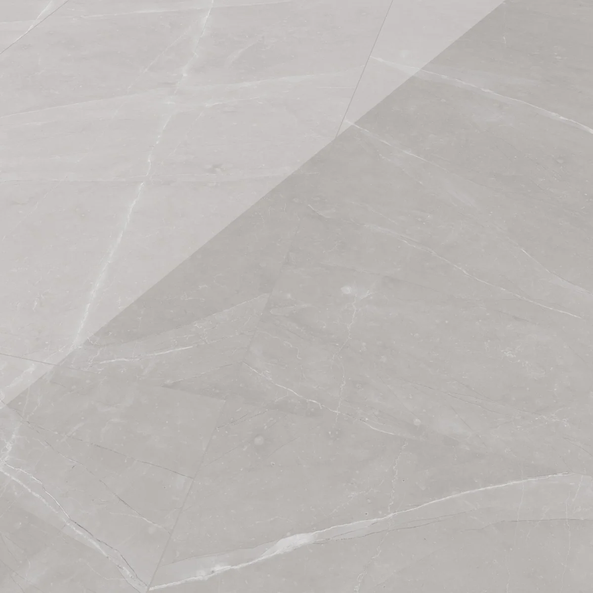 Gresie Exterior / Interior Portelanata Osmos Grey 60 x 120 cm Lucioasa Rectificata Tip Marmura