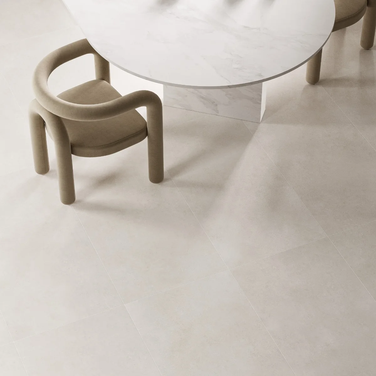 Gresie Exterior / Interior Portelanata Core Grey 60 x 120 cm Mată Rectificată Aspect Ciment