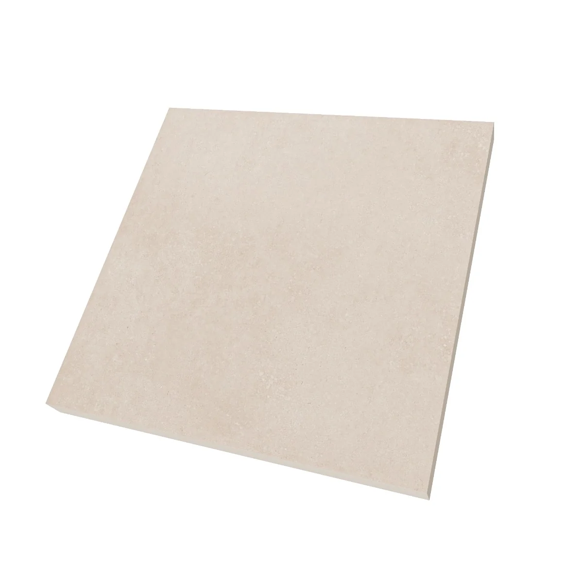 Gresie Exterior / Interior Portelanata Core Beige 60 x 60 Cm Mata Rectificata Aspect Ciment