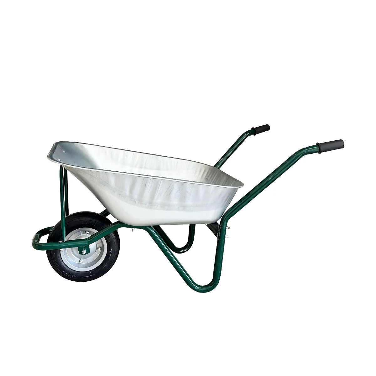 Roabă Construcții și Grădină Cu Roată Turnată One High Quality Verde 80 L