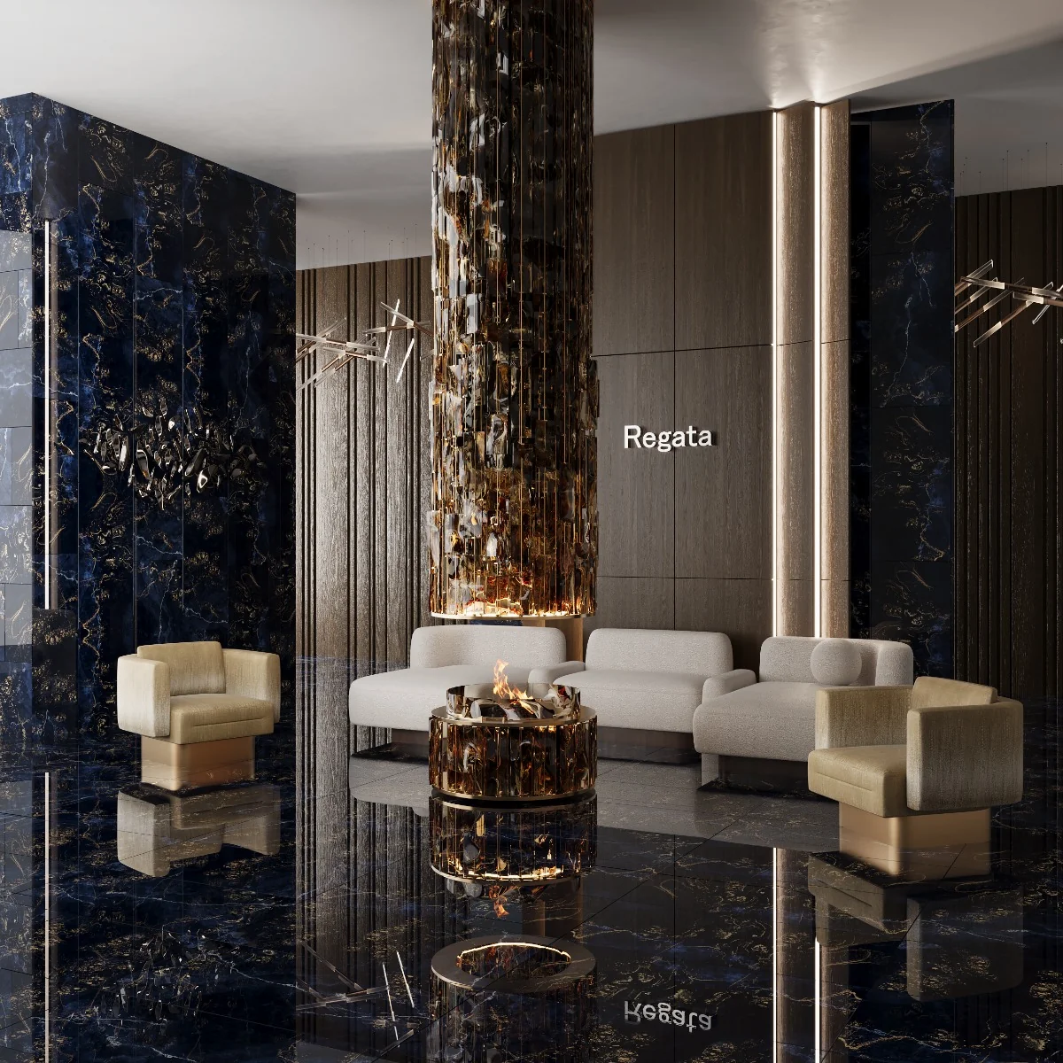 Gresie Porțelanată Rectificată Living Fortuna 60X120 Lucioasă