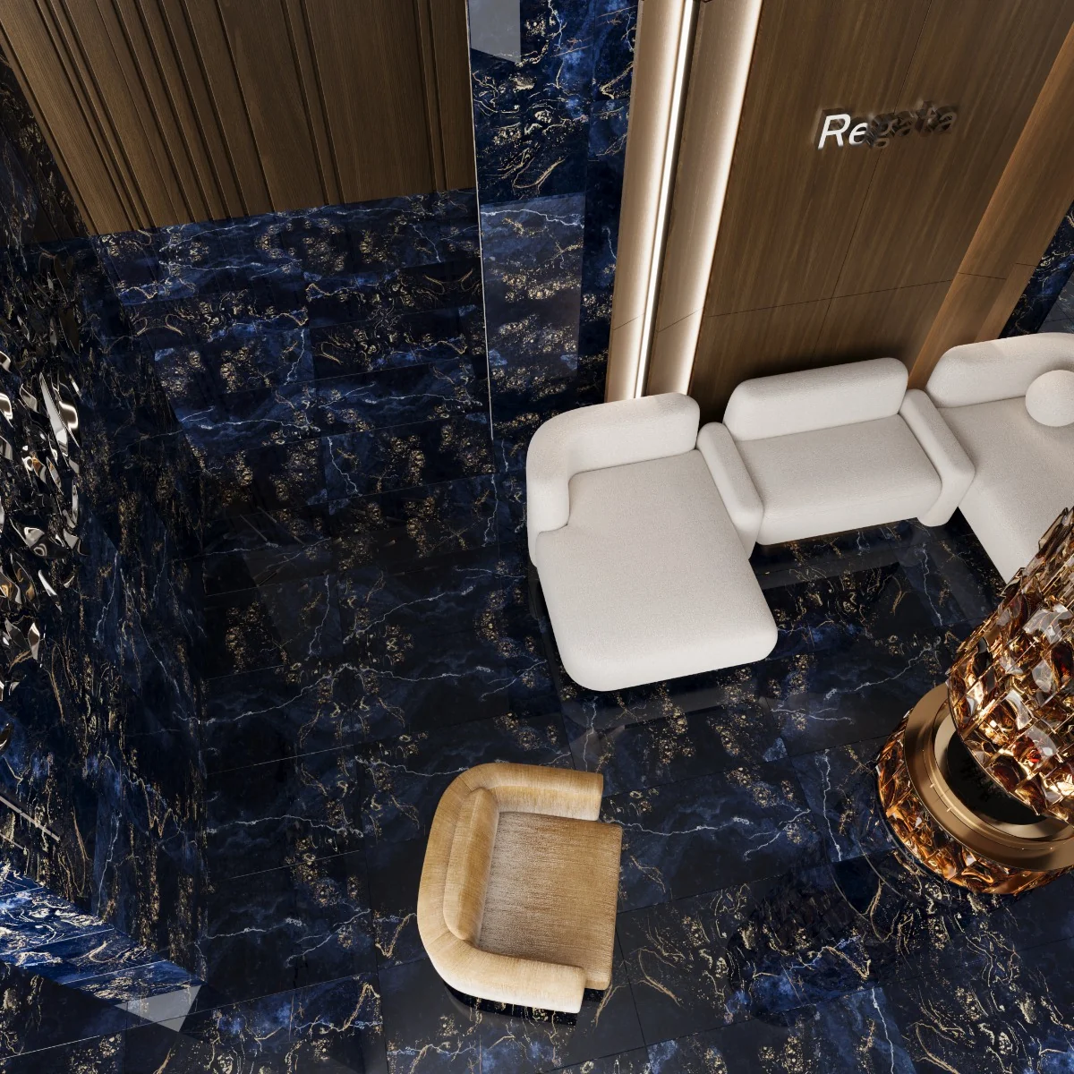 Gresie Porțelanată Rectificată Living Fortuna 60X120 Lucioasă