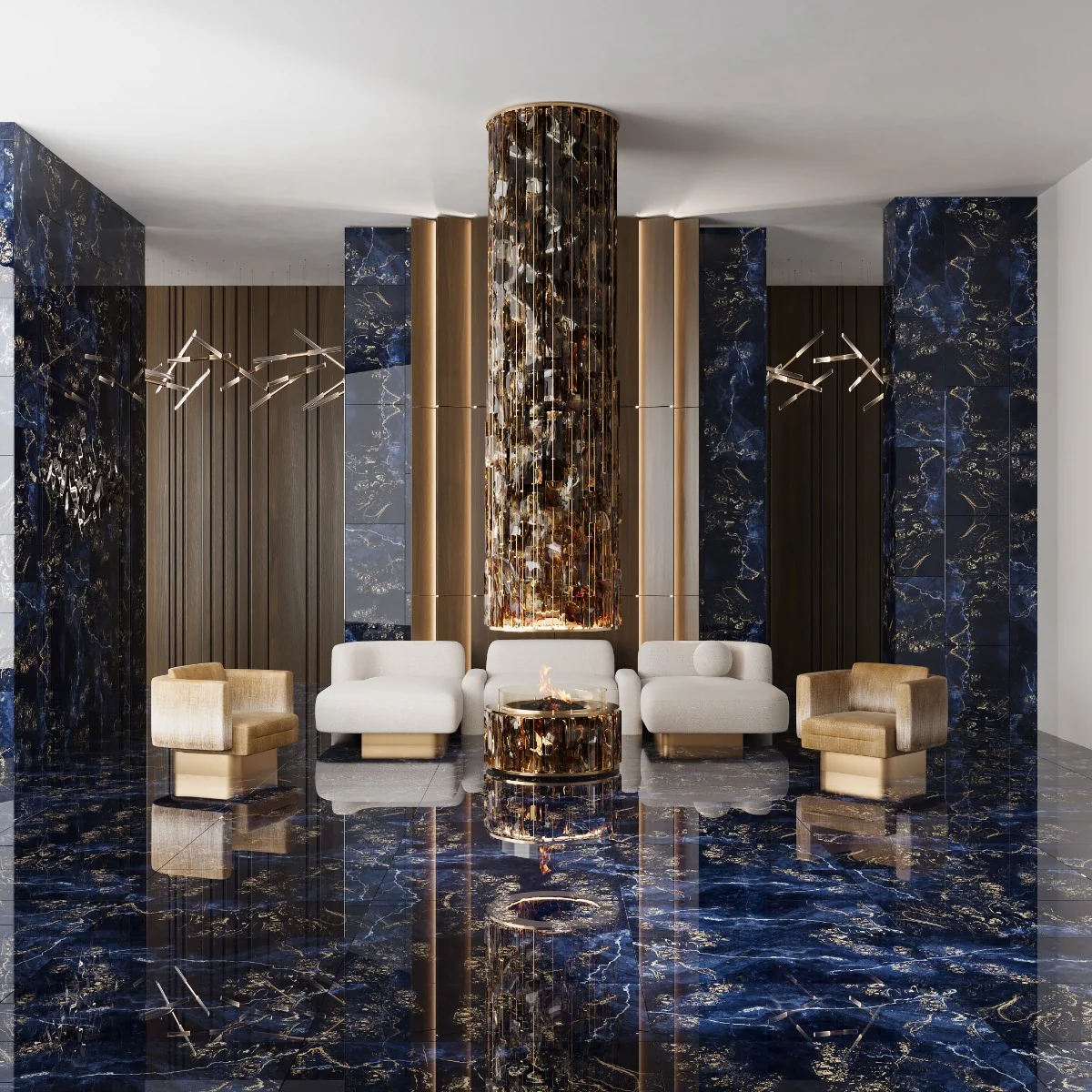 Gresie Porțelanată Rectificată Living Fortuna 60X120 Lucioasă