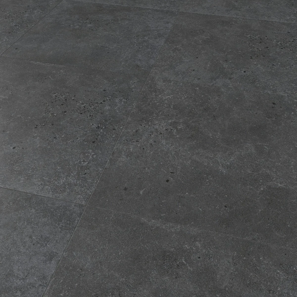 Gresie Exterior / Interior Antiderapanta Walk Anthracite 60 x 60 Cm Mata Portelanata Rectificata Aspect Ciment