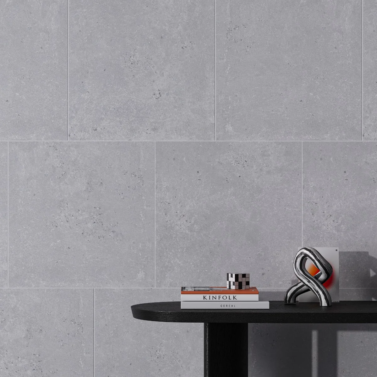 Gresie Exterior / Interior Antiderapanta Walk Grey 60 x 60 Cm Mata Portelanata Rectificata Aspect Ciment