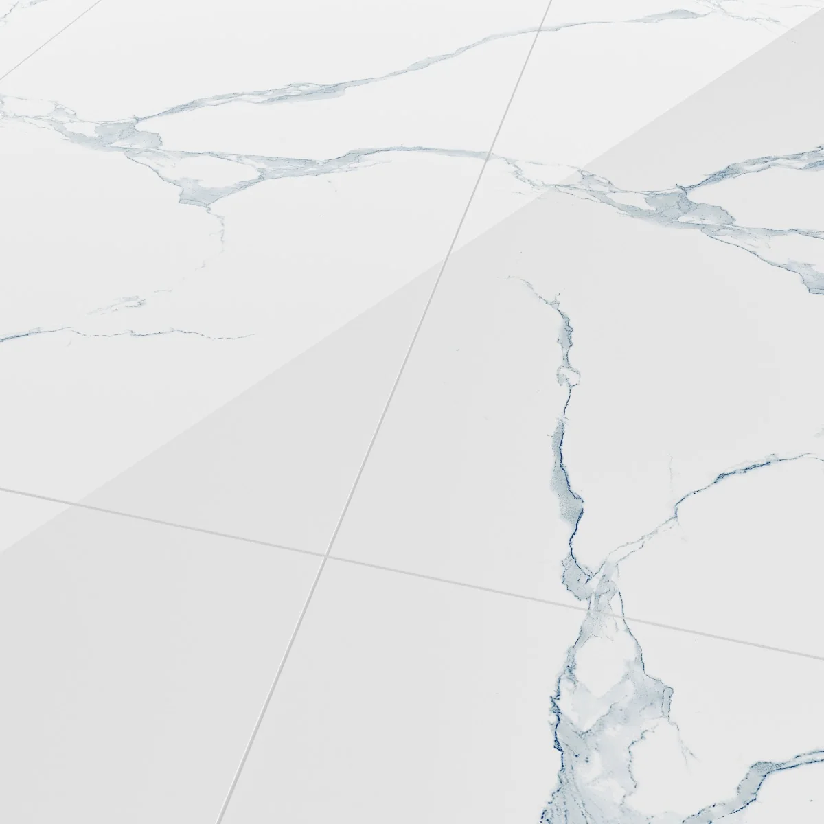 Gresie Portelanata Rectificata Classic Statuario Aqua 60X120 Lucioasa