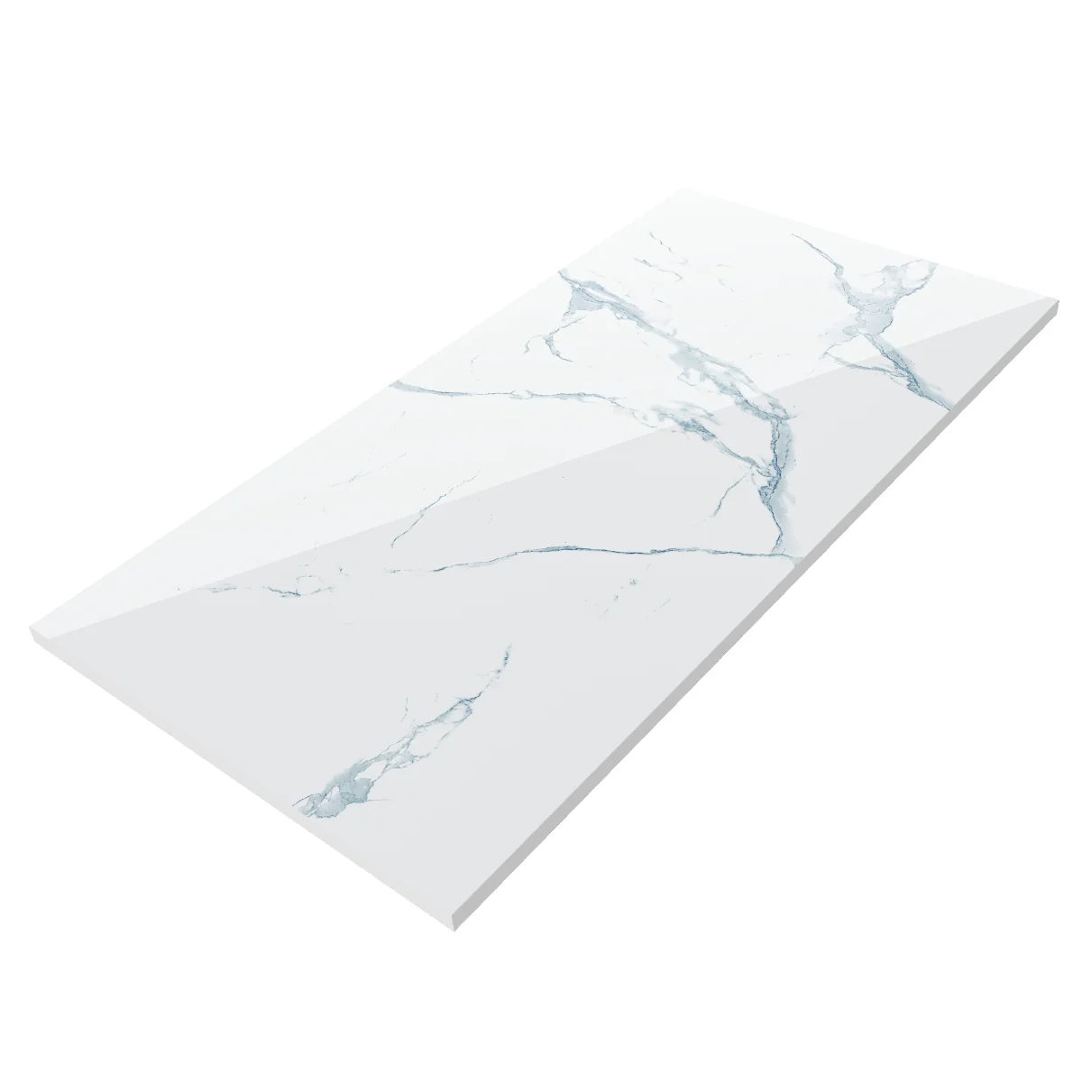 Gresie Portelanata Rectificata Classic Statuario Aqua 60X120 Lucioasa