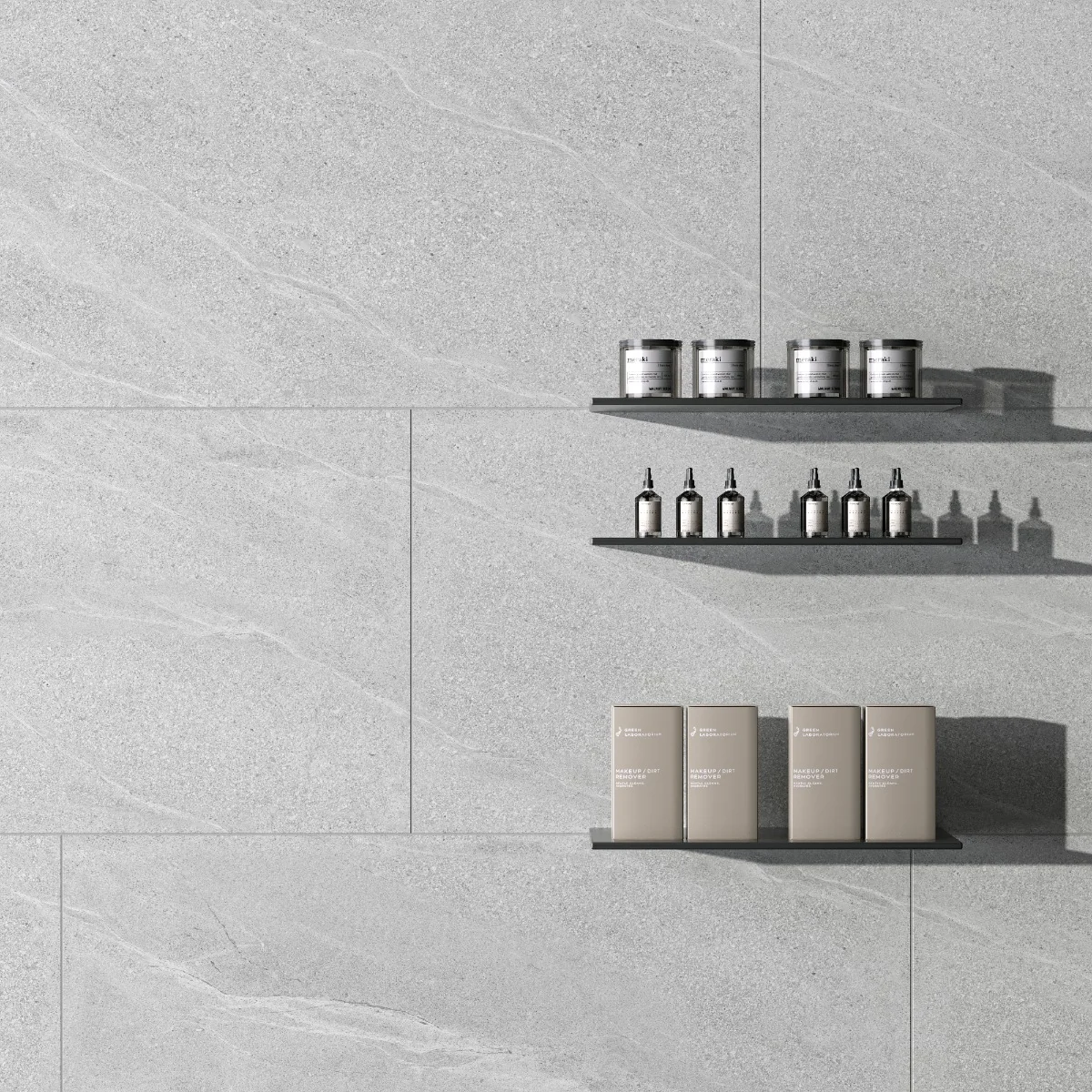 Gresie Exterior / Interior Porțelanată Grainy Bianco 60 x 120 cm Mată Rectificată Tip Piată Naturală