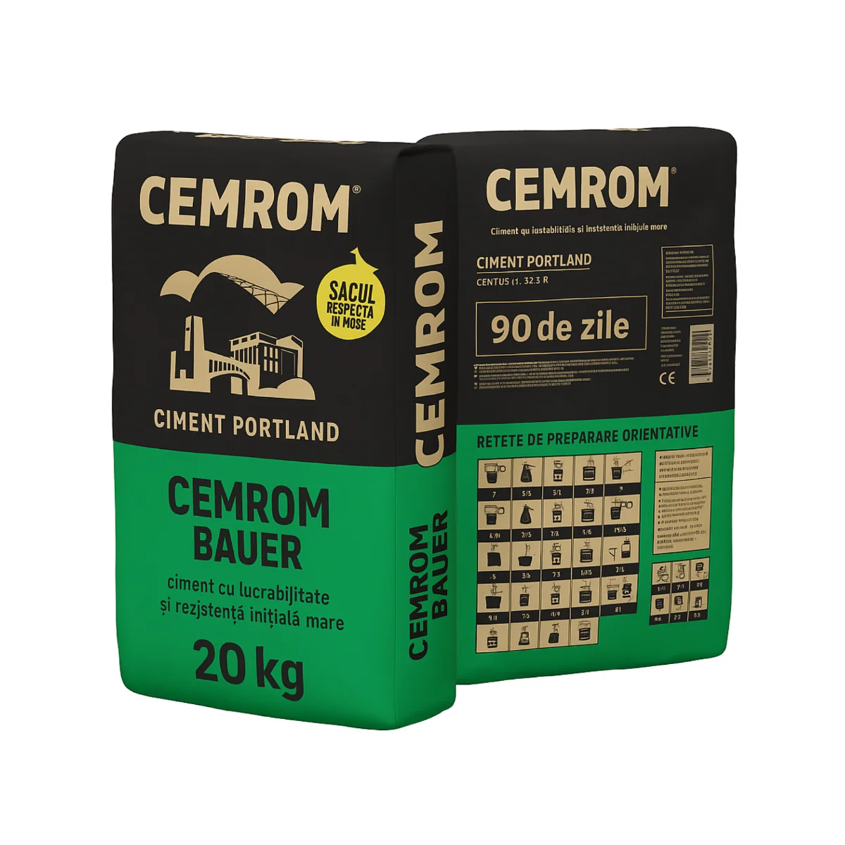 Ciment Cemrom 32.5 R-20 Kg