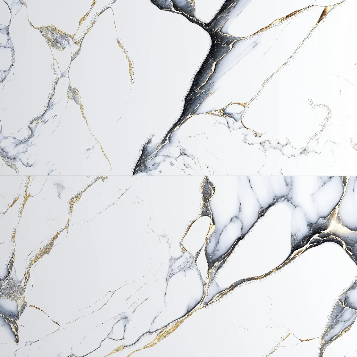 Gresie Cu Insertii Aurii Exterior / Interior Cobra Black Gold Insert Carving 60X120 Lucioasa Portelanata Rectificata Tip Marmura