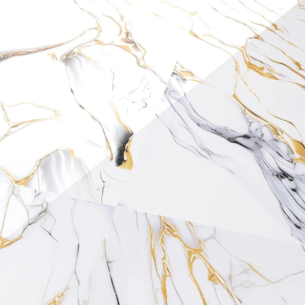 Gresie Cu Insertii Aurii Onyx Waves Gold Insert Carving 60X120 Lucioasa