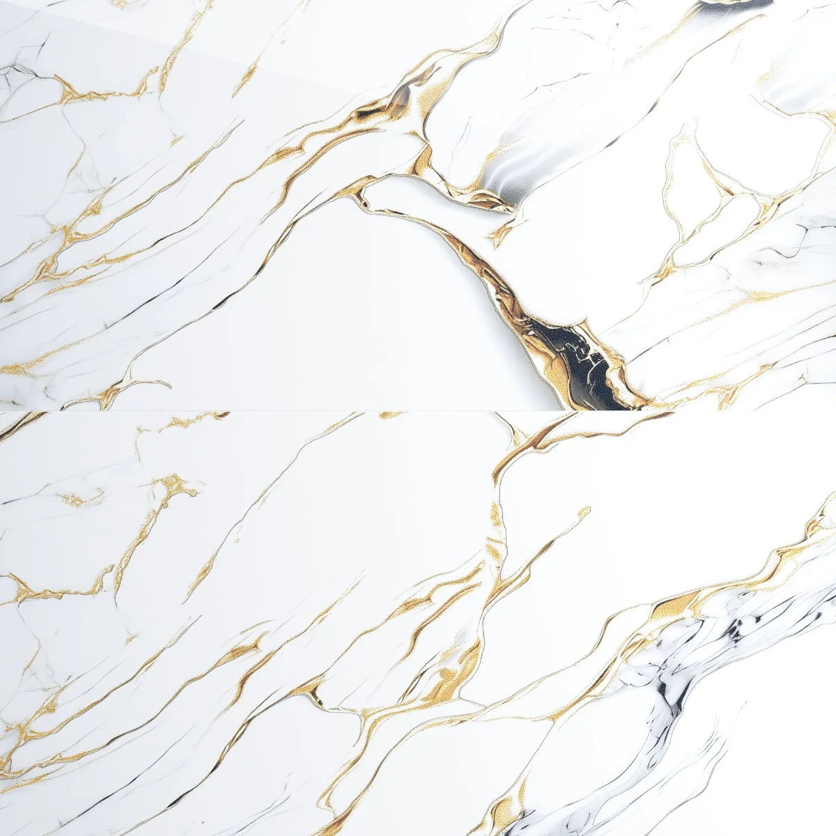 Gresie Cu Insertii Aurii Onyx Waves Gold Insert Carving 60X120 Lucioasa