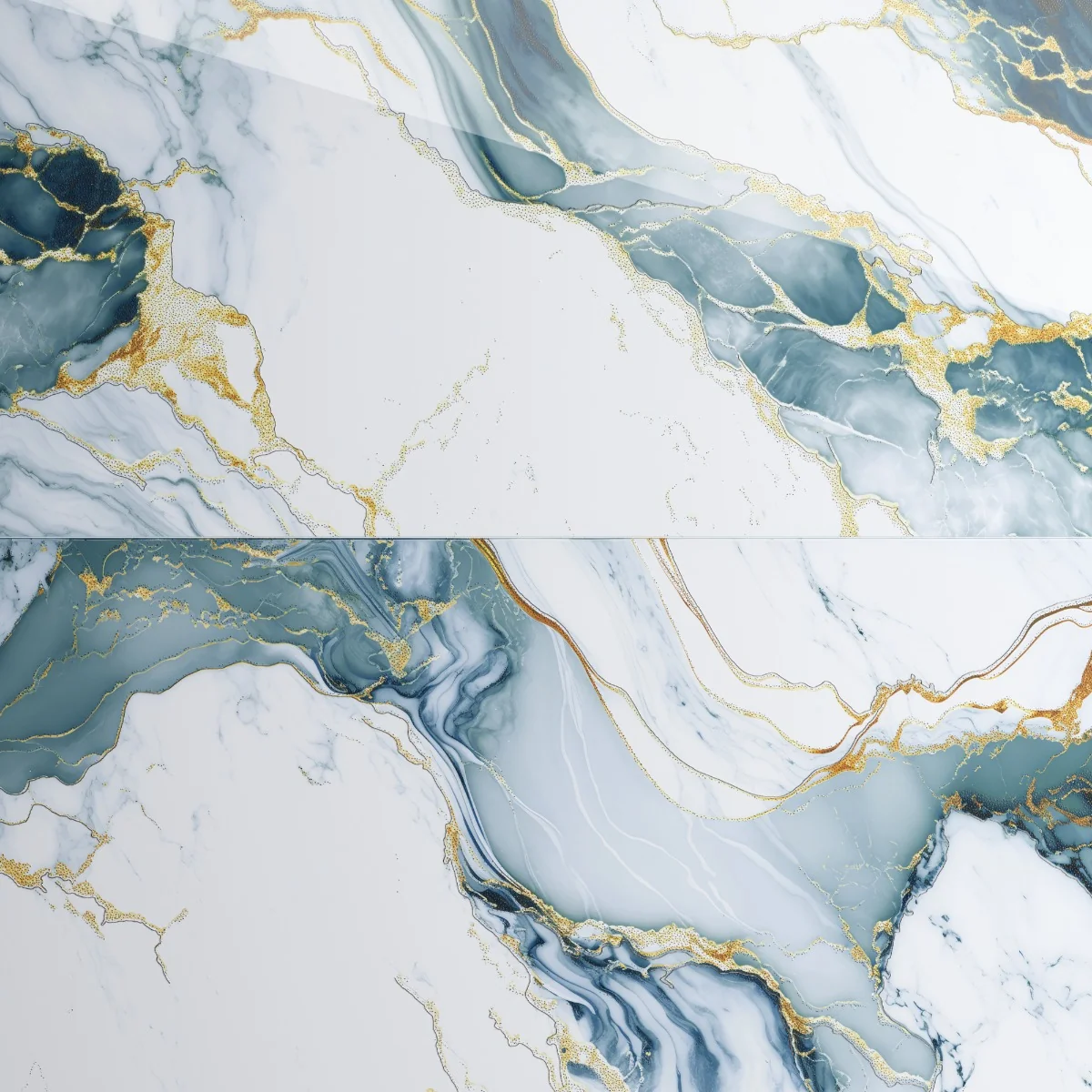 Gresie Cu Insertii Aurii Rozer Aqua Gold Insert Carving 60X120 Lucioasa