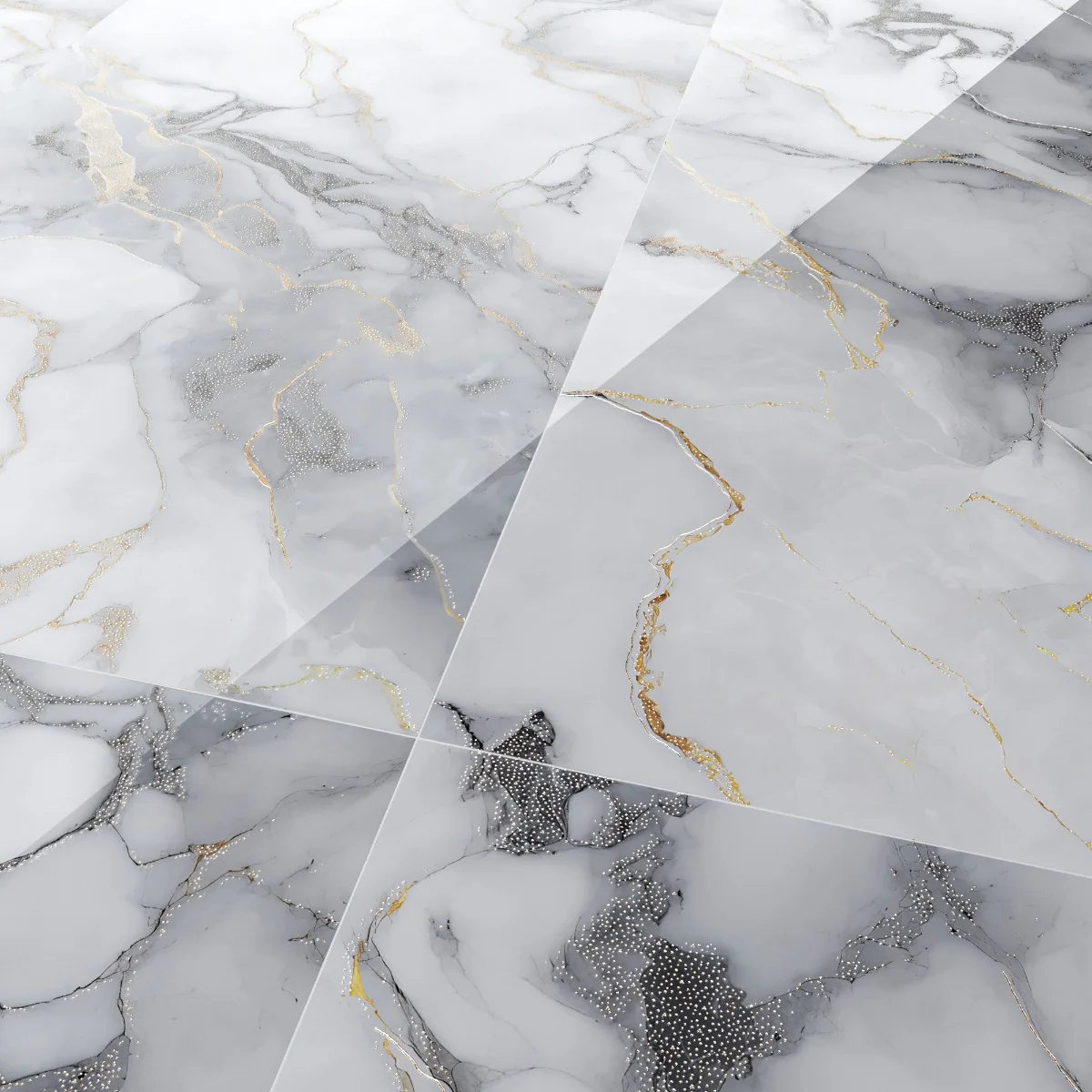 Gresie Cu Insertii Aurii Selma Grey Gold Insert Carving 60X120 Lucioasa