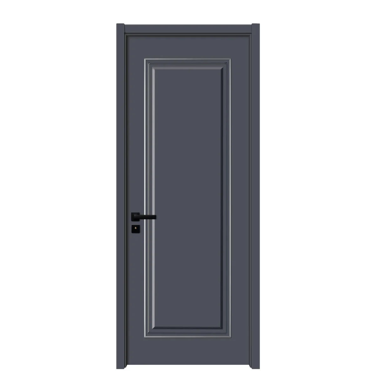 Usa Interior Din MDF KM 460 Reversibila Toc Inclus Gri Antracit 80 x 200 cm