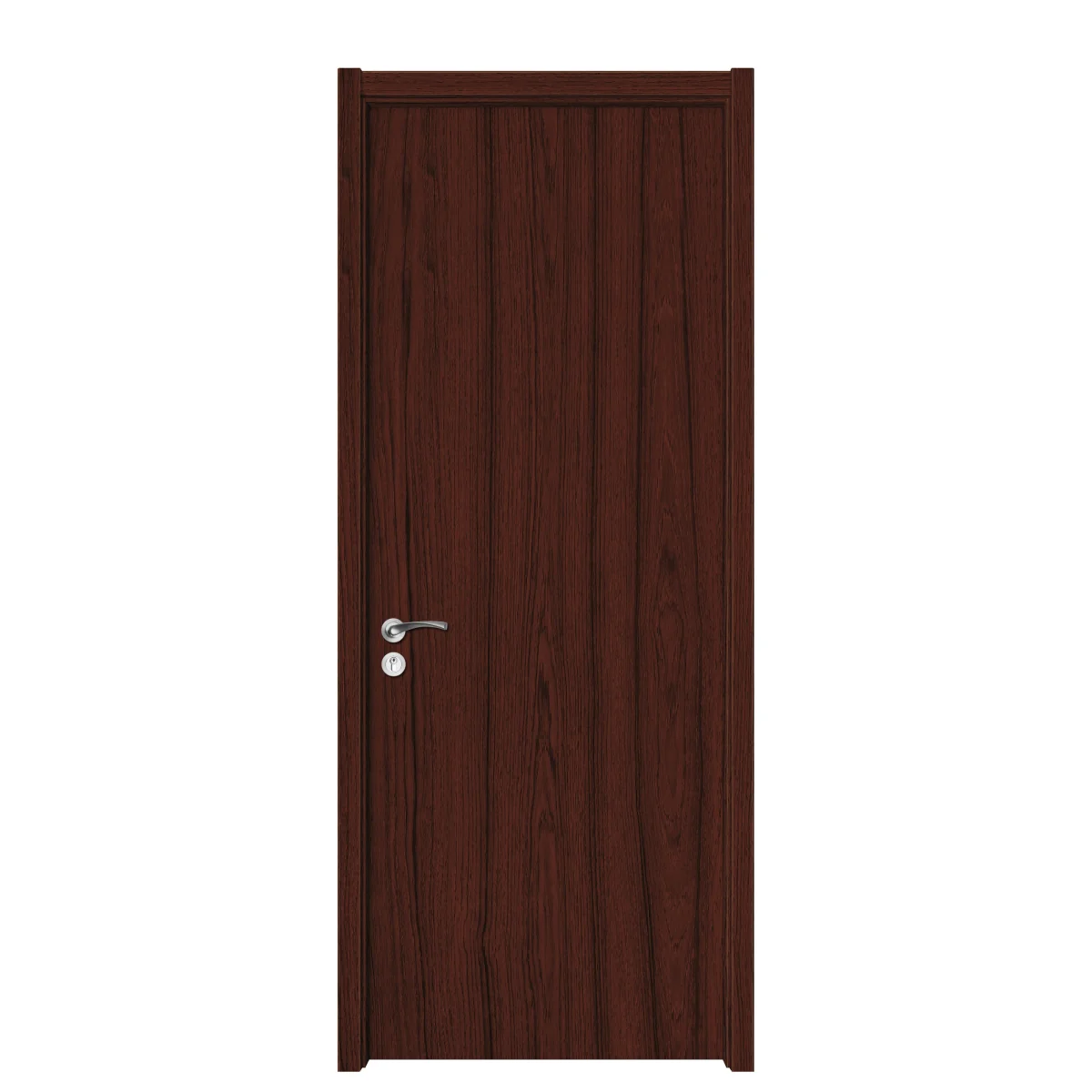 Usa Interior Din MDF OP 030 Reversibila Toc Inclus Teak Maro 80 x 200 cm