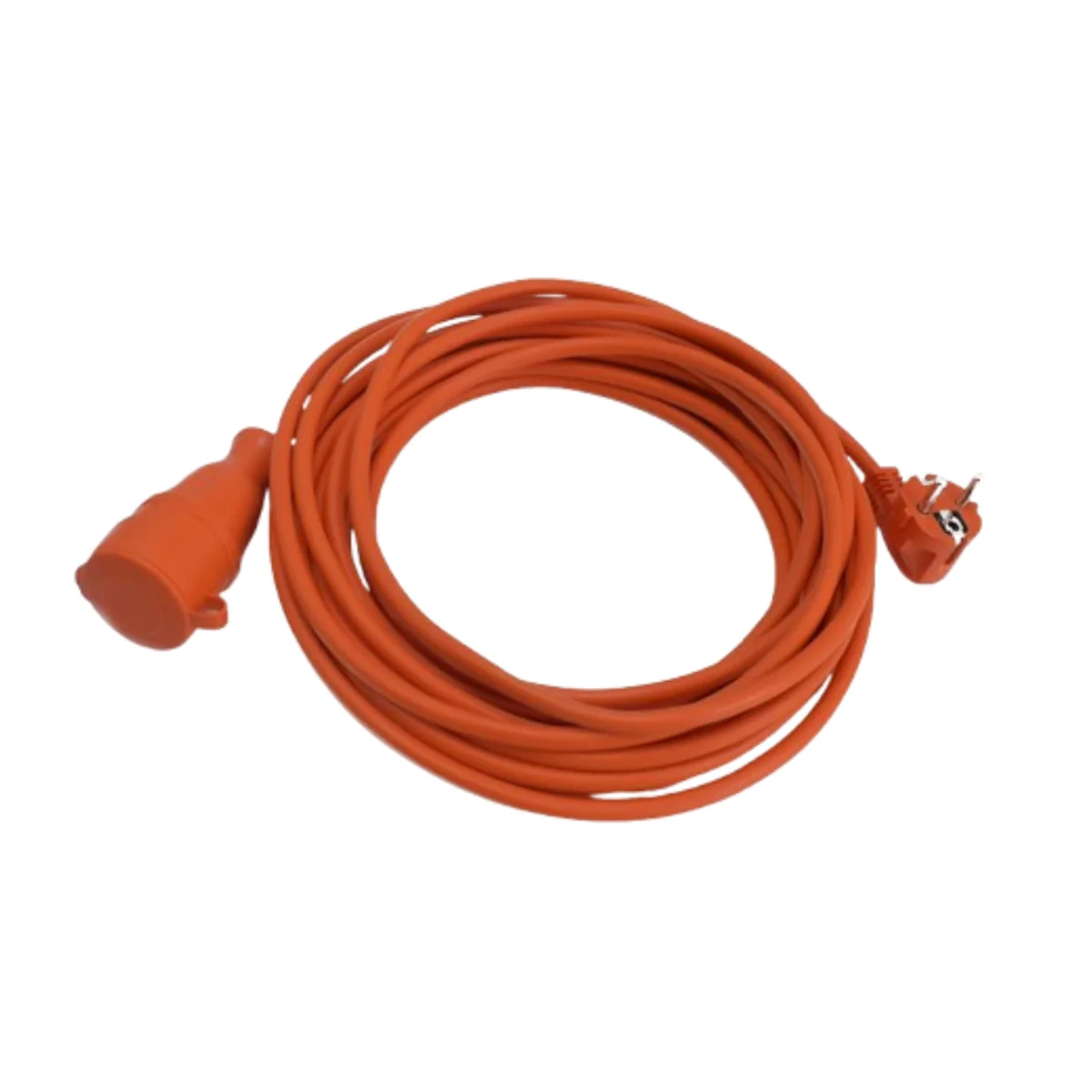 Prelungitor Cu Fișă Și Priză IP44 5 m Pentru Exterior Cu Capac De Protecție Secțiune Cabl u 3x1.5 mm² Portocaliu