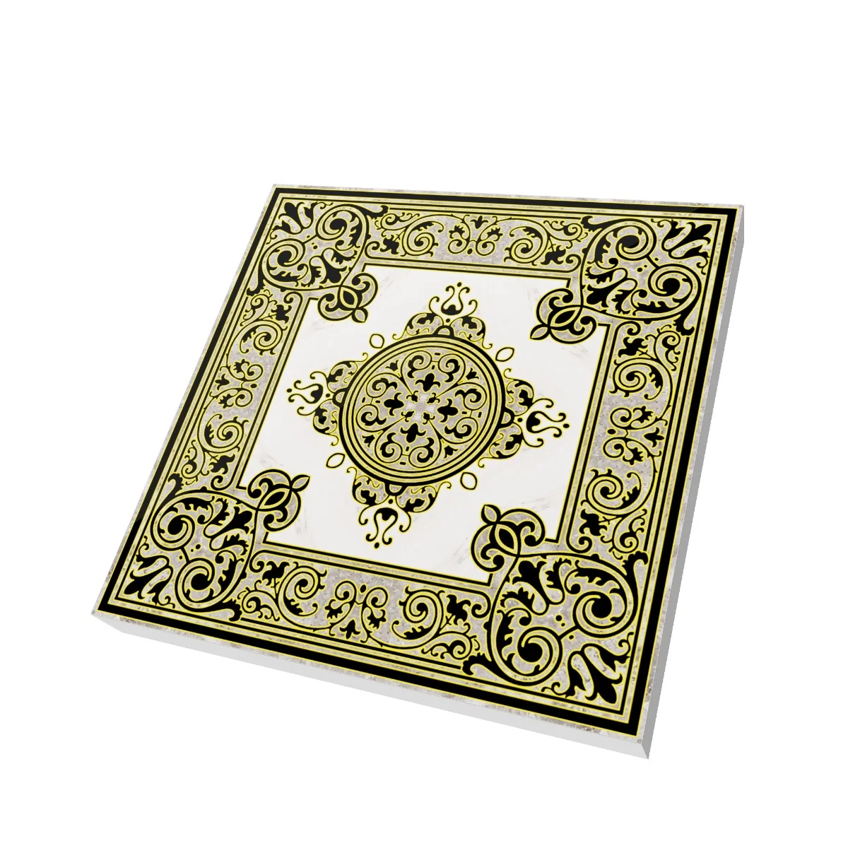 Gresie Decorativa / Covor Ceramic Baroque Zahra 12618-1B 120X120 (4 Placi 60X60) Lucioasa