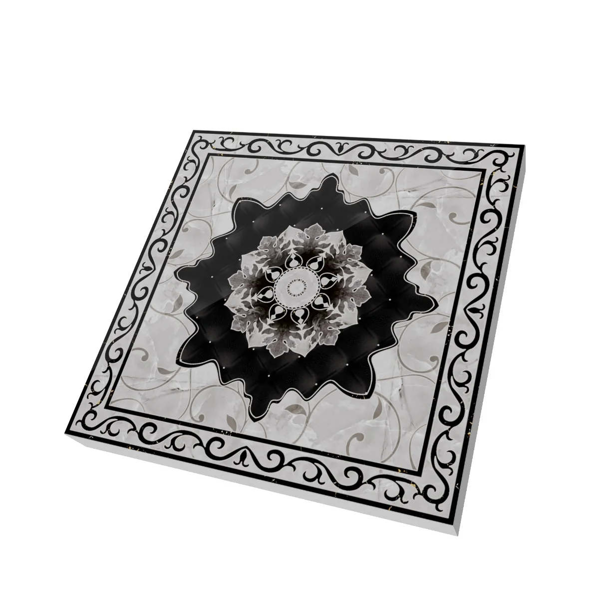 Gresie Decorativa / Covor Ceramic Baroque Nadir 12632-1A 120X120 (4 Placi 60X60) Lucioasa