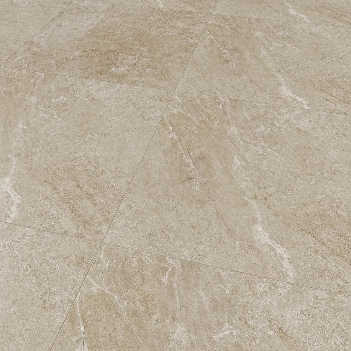 Gresie Antiderapanta Exterior / Interior Gravia Ivory 60X60X2 cm Mata Portelanata Rectificata Aspect Ciment