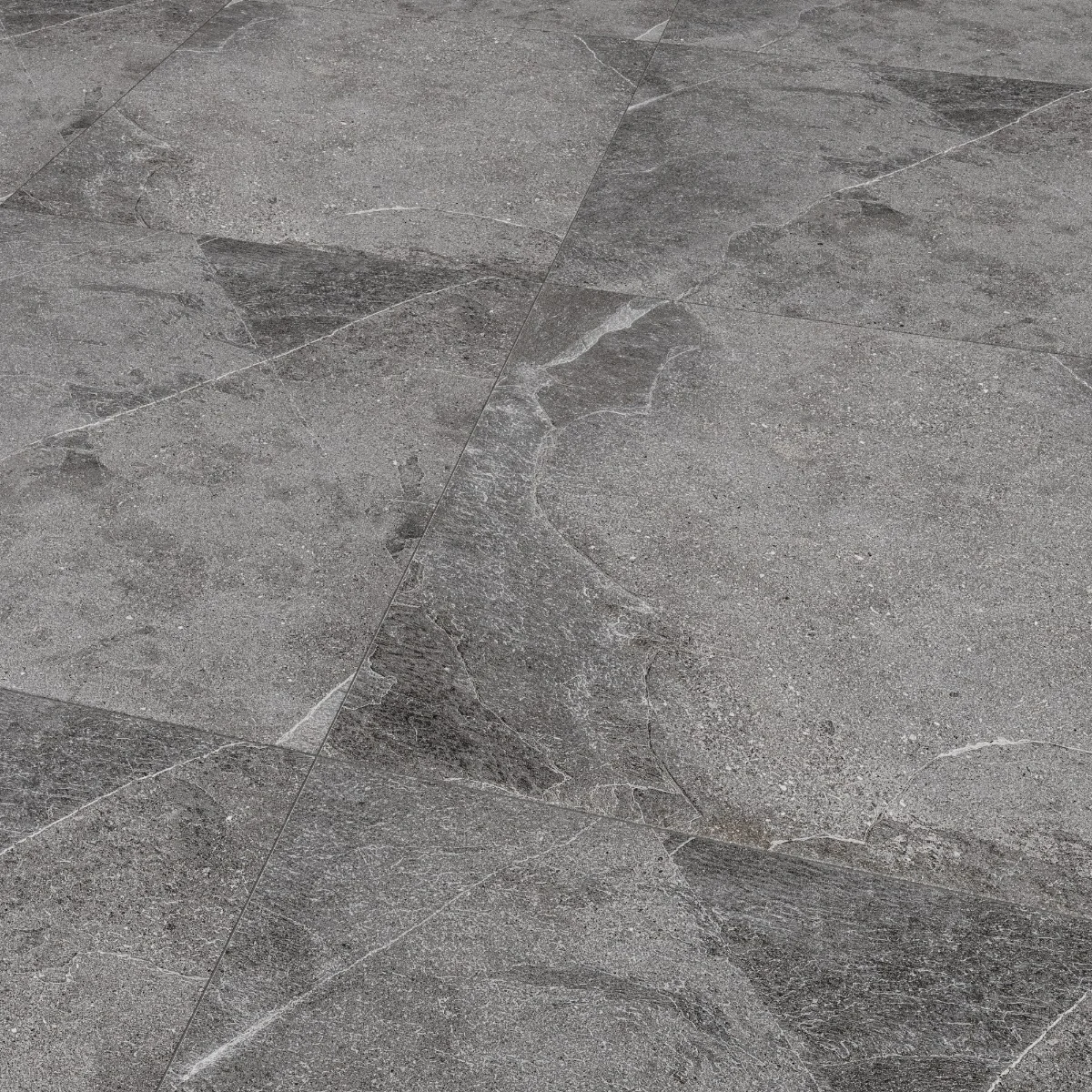 Gresie Antiderapanta Exterior / Interior Grande Grey 60 x 60 x 2 Cm Mata Portelanata Rectificata Aspect Ciment