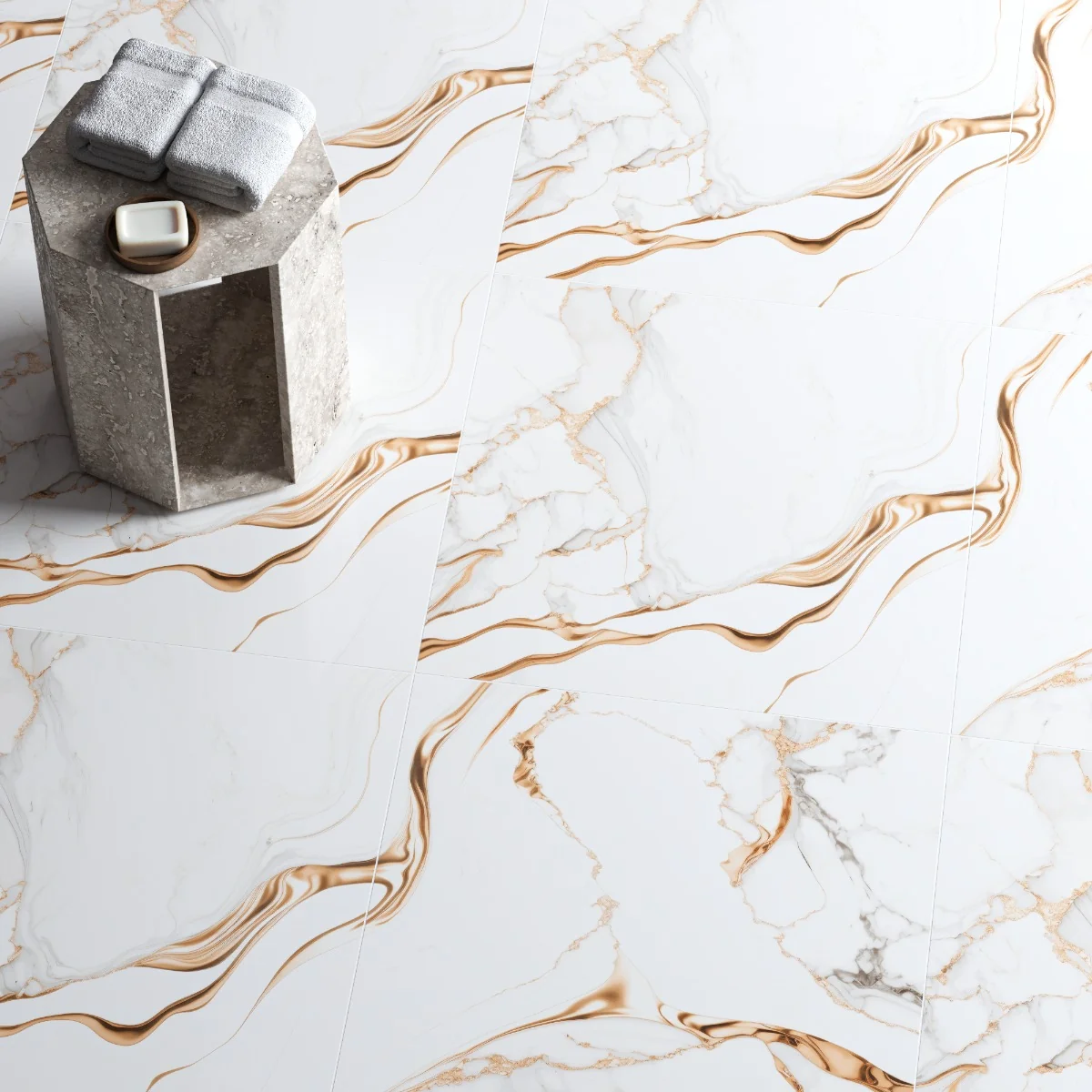 Faianta Rectificata Sahara Gold 29.5 x 59.5 cm Satinata