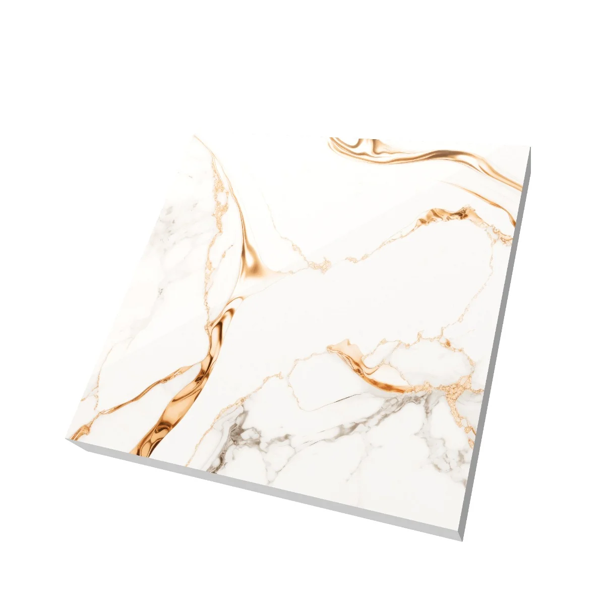 Gresie Interior Rectificata Sahara Gold 61 x 61 cm Satinata Tip Marmura