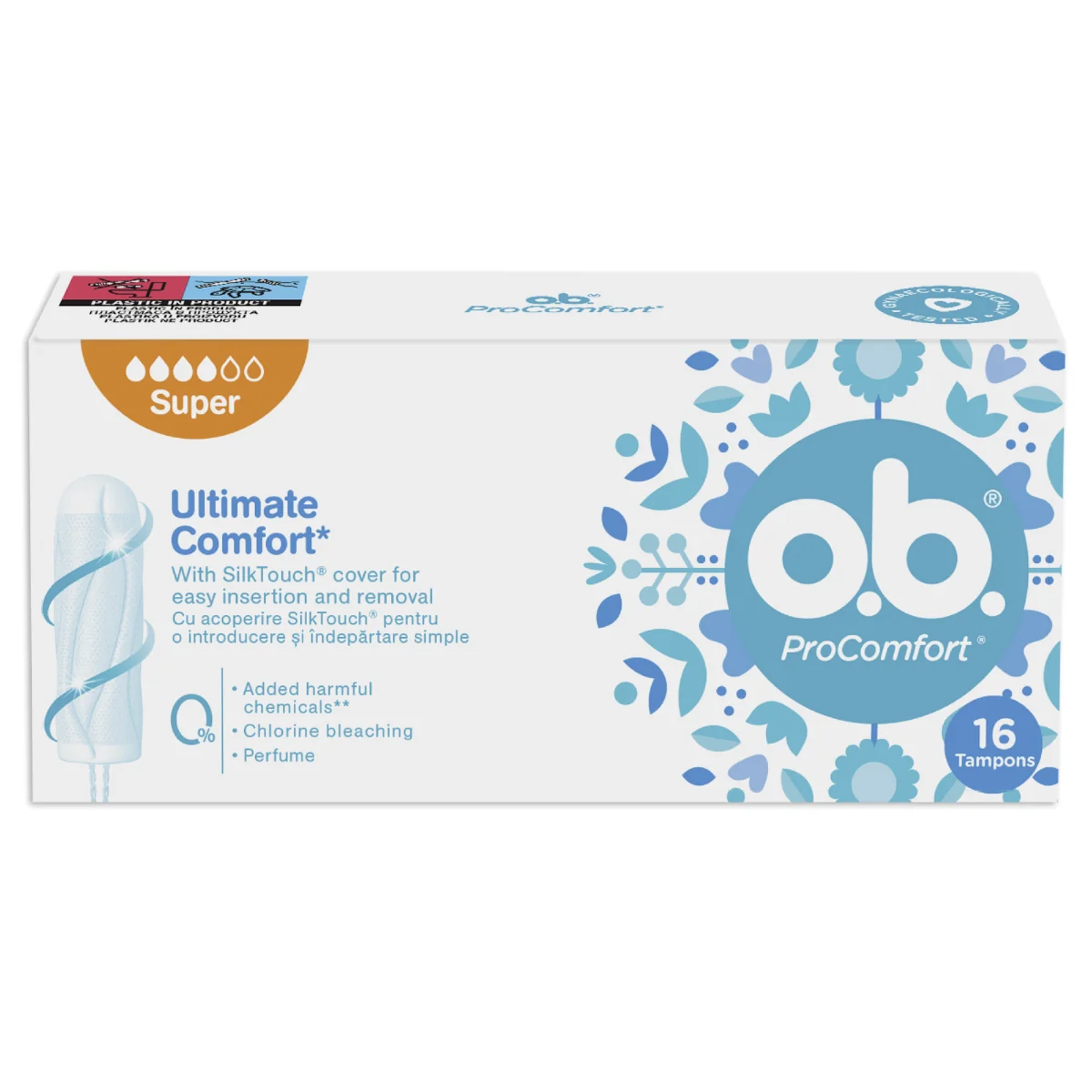 Tampoane Pro Comfort Super, 16 bucati, Johnson&Johnson