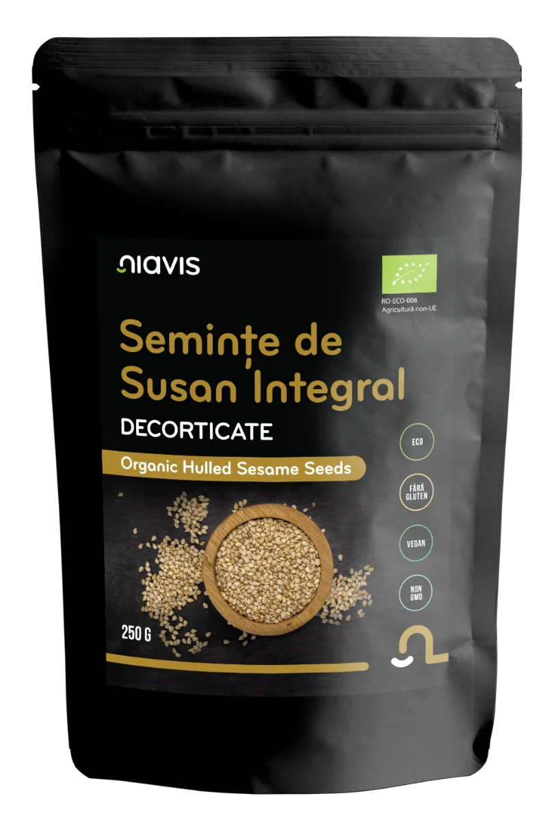 Seminte de susan integral ecologice, 250g, Niavis