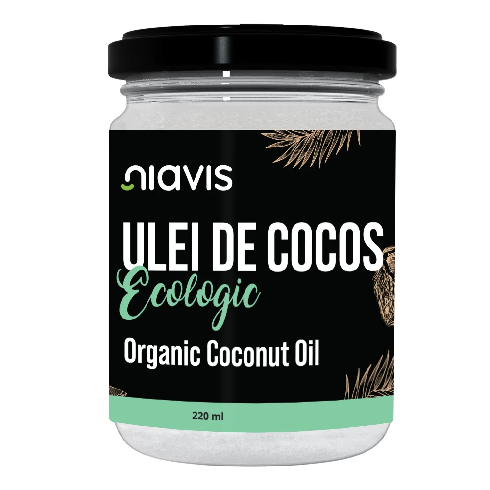 Ulei de cocos extravirgin ecologic, 220ml, Niavis