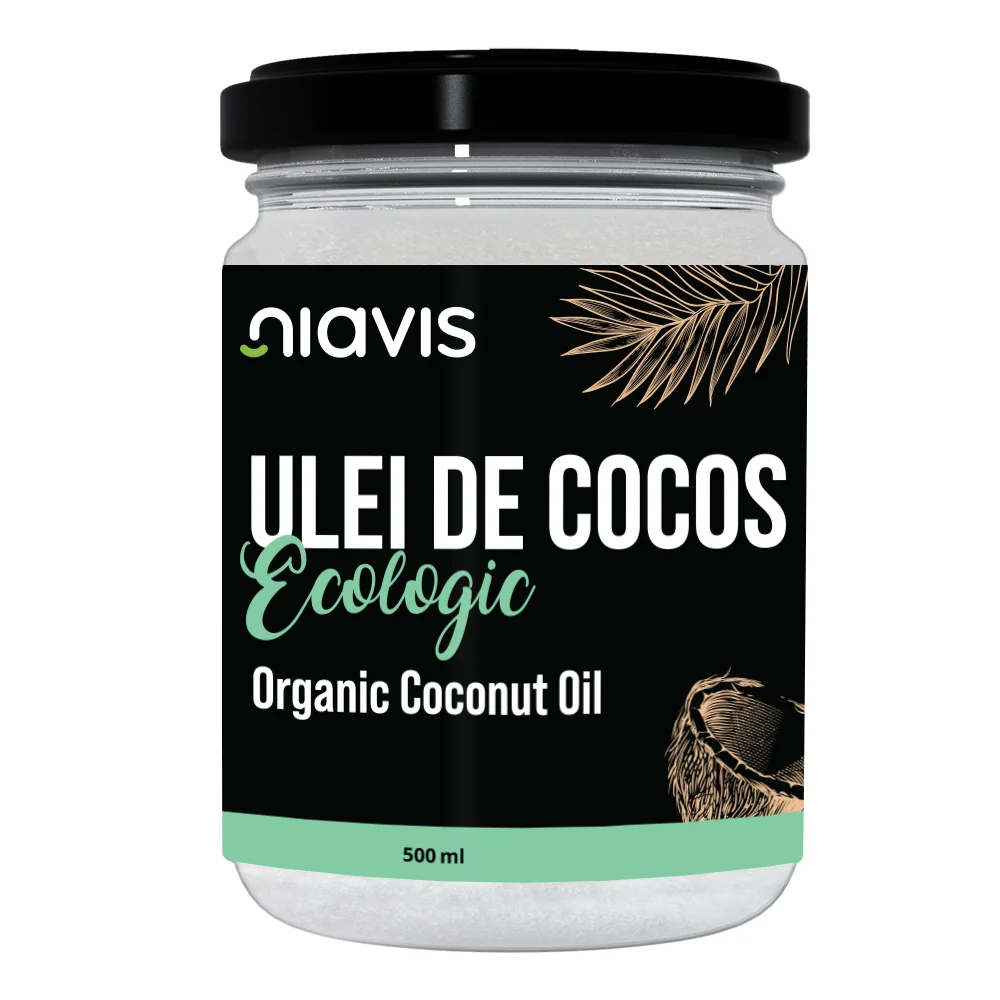 Ulei de cocos extravirgin ecologic, 500ml, Niavis