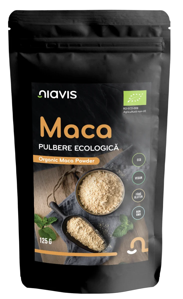 Maca Pulbere ecologica, 125g, Niavis