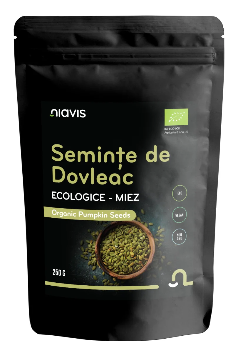 Seminte de dovleac ecologice, 250g, Niavis