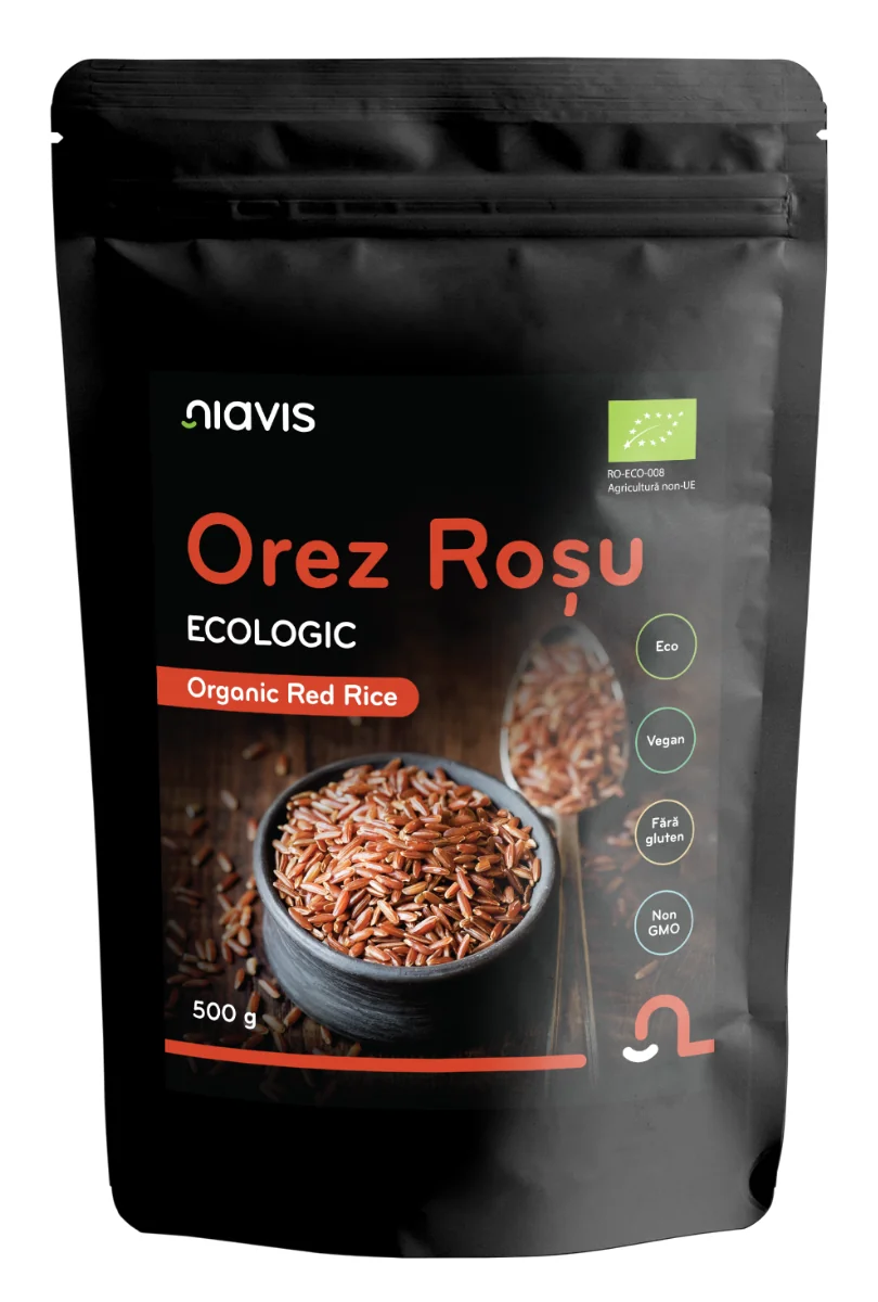 Orez rosu ecologic, 500g, Niavis