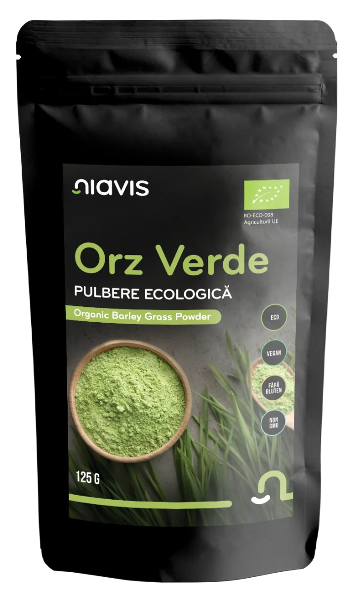 Orz verde Pulbere ecologica, 125g, Niavis