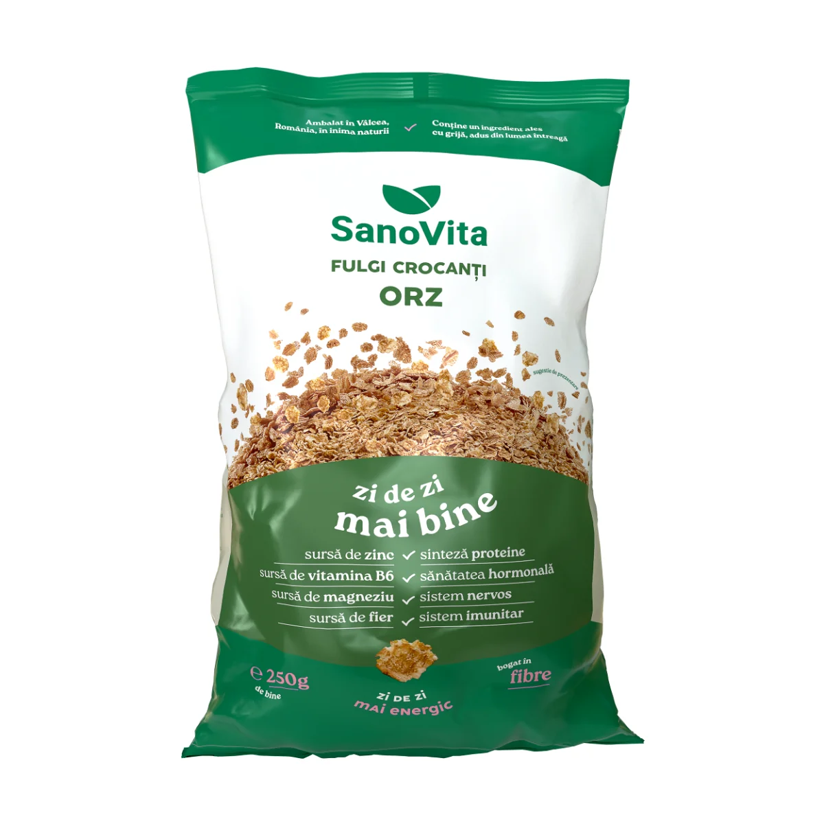 Fulgi de orz, 250g, SanoVita