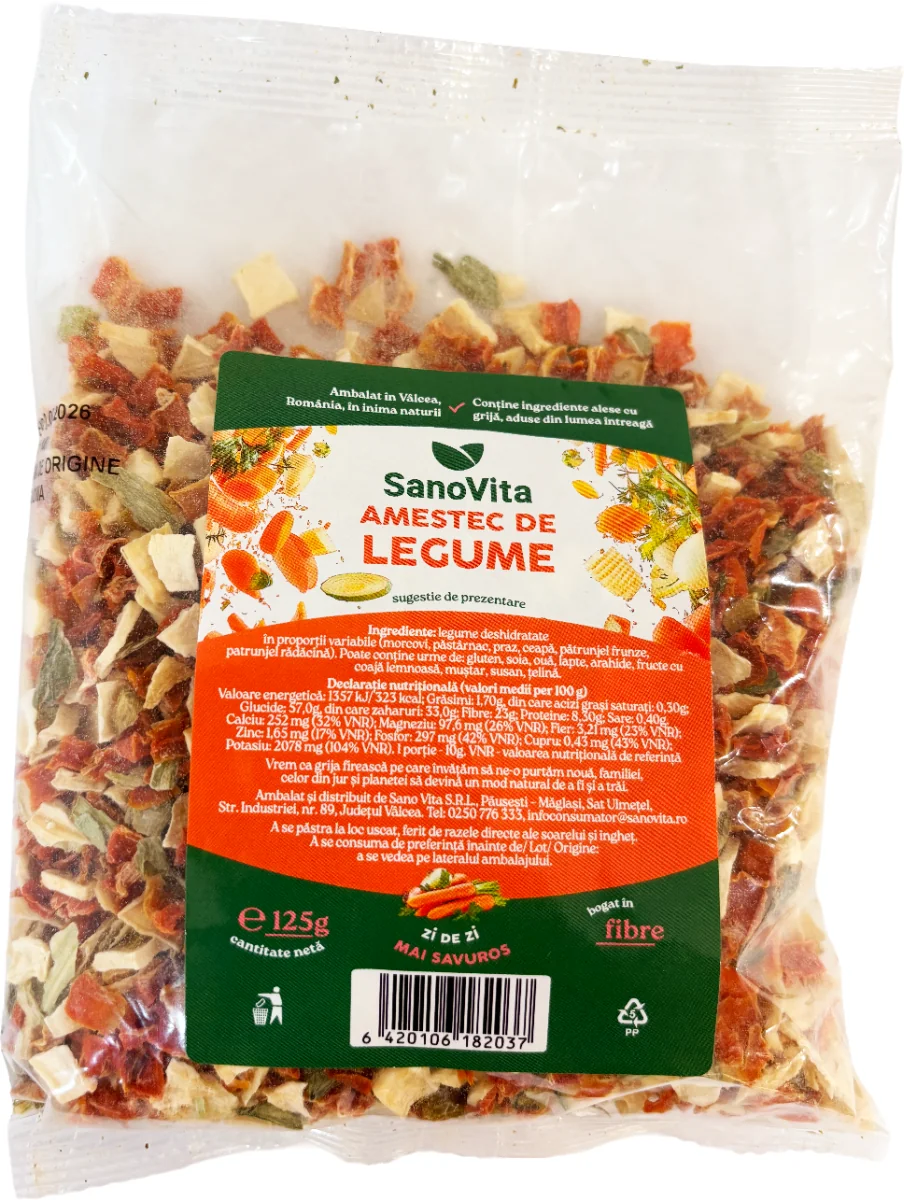 Amestec de legume, 125g, SanoVita