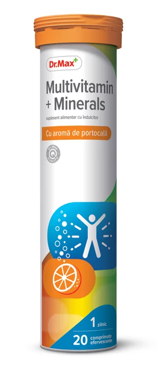 Dr. Max Multivitamine si minerale, 20 comprimate efervescente