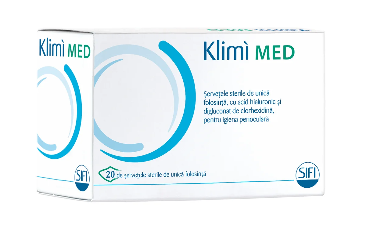 Klimi MED Servetele umede, 20 bucati, SIFI