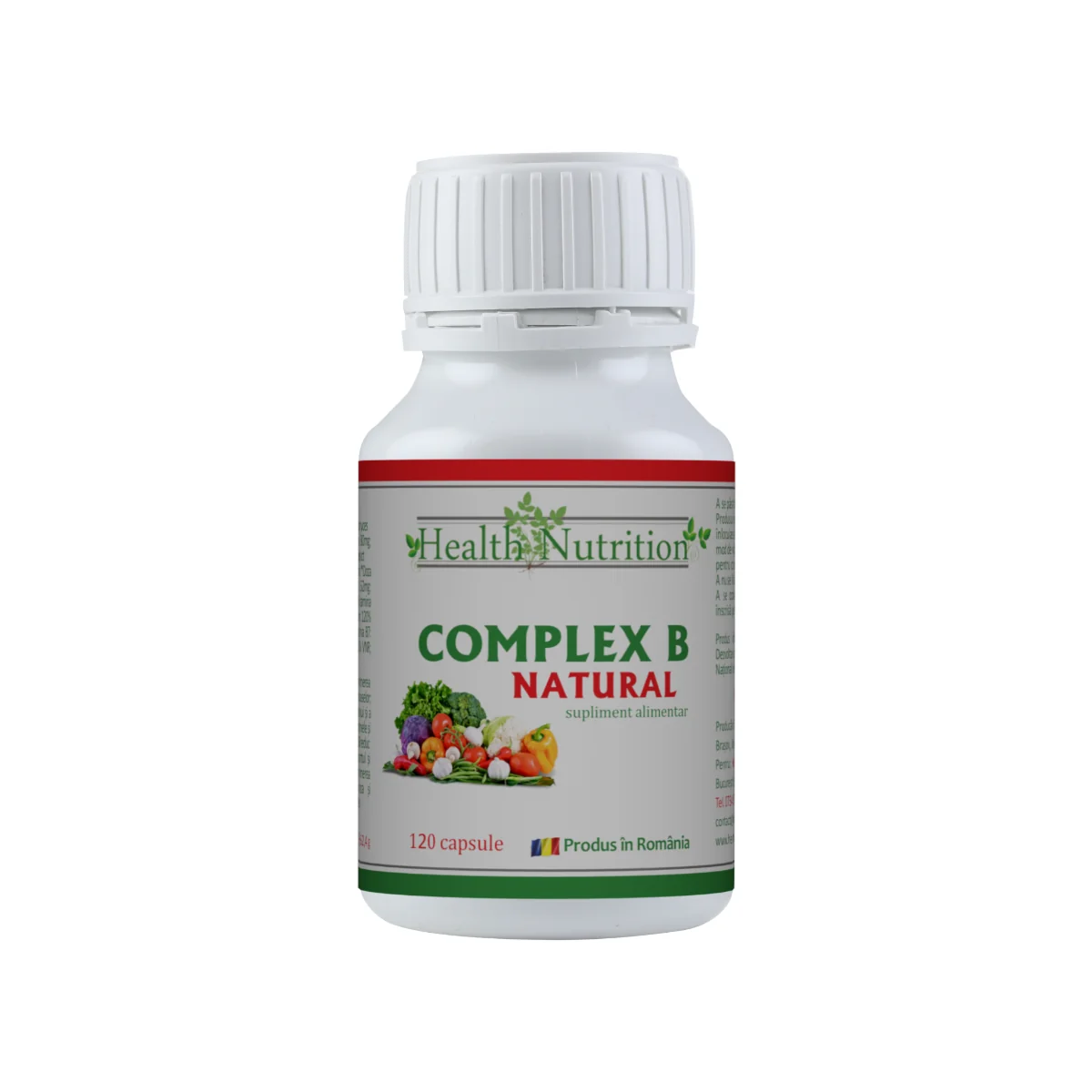Complex B Natural, 120 capsule, Health Nutrition