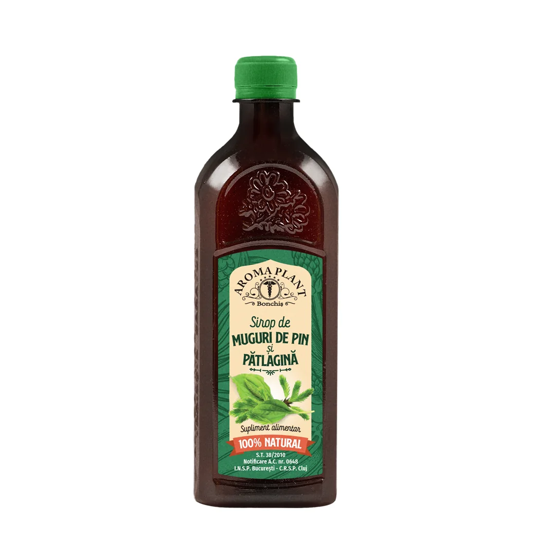 Sirop de pin si patlagina, 500ml, Aroma Plant Bonchis