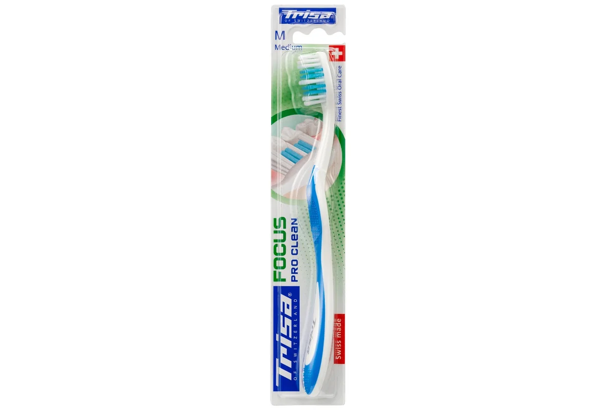 Periuta de dinti Focus Pro Clean Medium, 1 bucata, Trisa