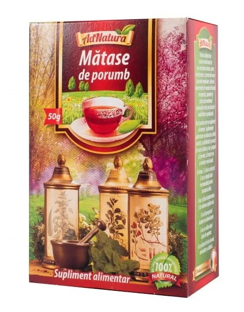 Ceai matase de porumb, 50g, AdNatura