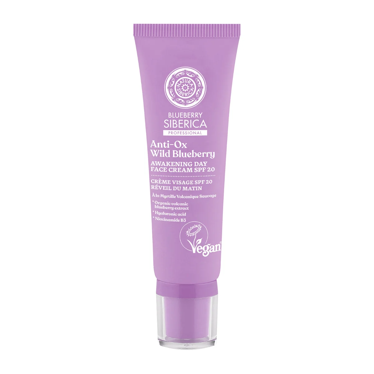 Crema de zi antioxidanta pentru fata cu afine SPF20, 50ml, Natura Siberica