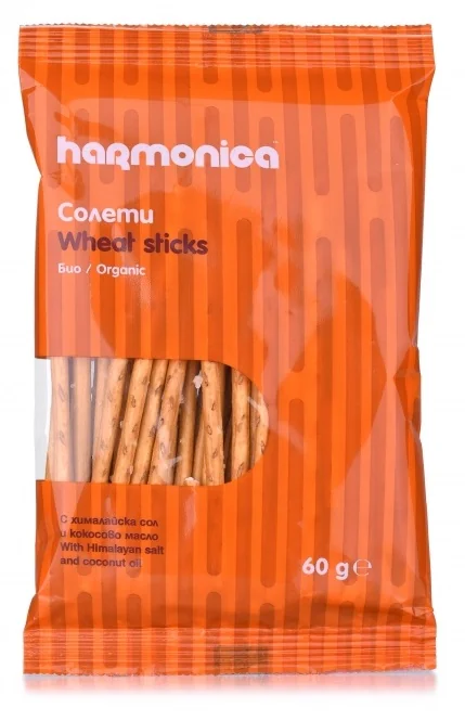 Sticksuri din faina de grau Bio, 60g, Harmonica