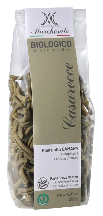 Paste cu canepa fara gluten Casarecce Bio, 250g, Marchesato