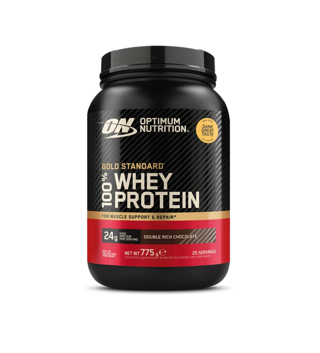 Pudra proteica proteine din zer aroma ciocolata ON 100% Whey Gold Standard, 775g, Optimum Nutrition