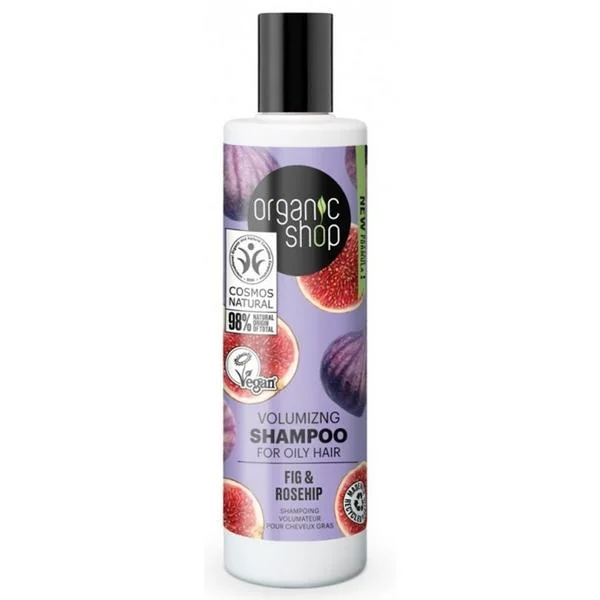Sampon pentru par gras cu smochine si macese, 280ml, Organic Shop