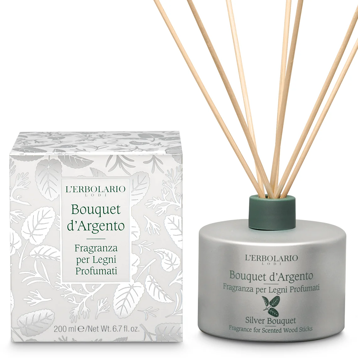 L'Erbolario Parfum pentru camera Silver Bouquet, 200ml