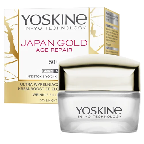 Crema pentru umplerea ridurilor de zi si noapte pentru ten 50+ Japan Gold Age Repair, 50ml, Yoskine